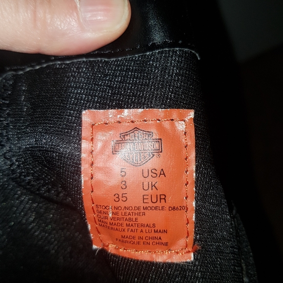 Size 5 Harley Davidson knee high heels - Picture 4 of 4